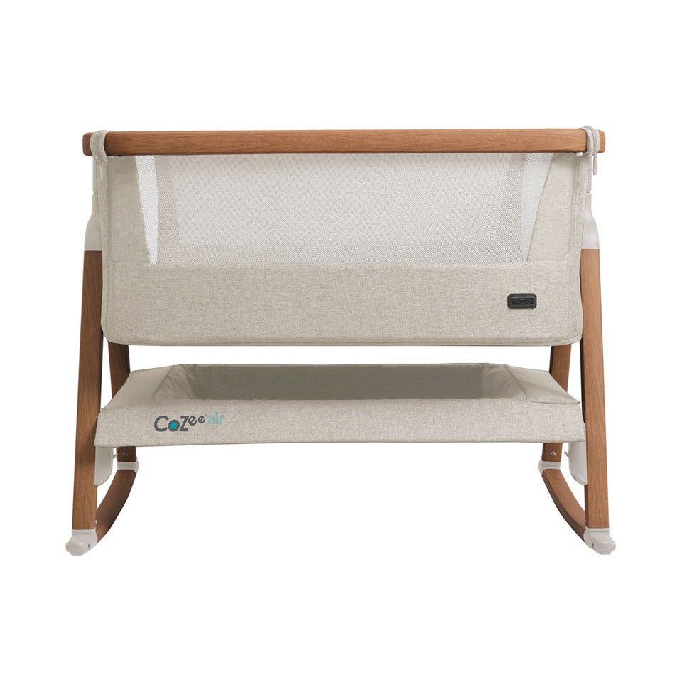 Tutti Bambini CoZee® Air Bedside Crib - Scandinavian Walnut/Ecru - For Your Little One