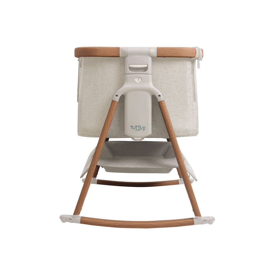 Tutti Bambini CoZee® Air Bedside Crib - Scandinavian Walnut/Ecru - For Your Little One