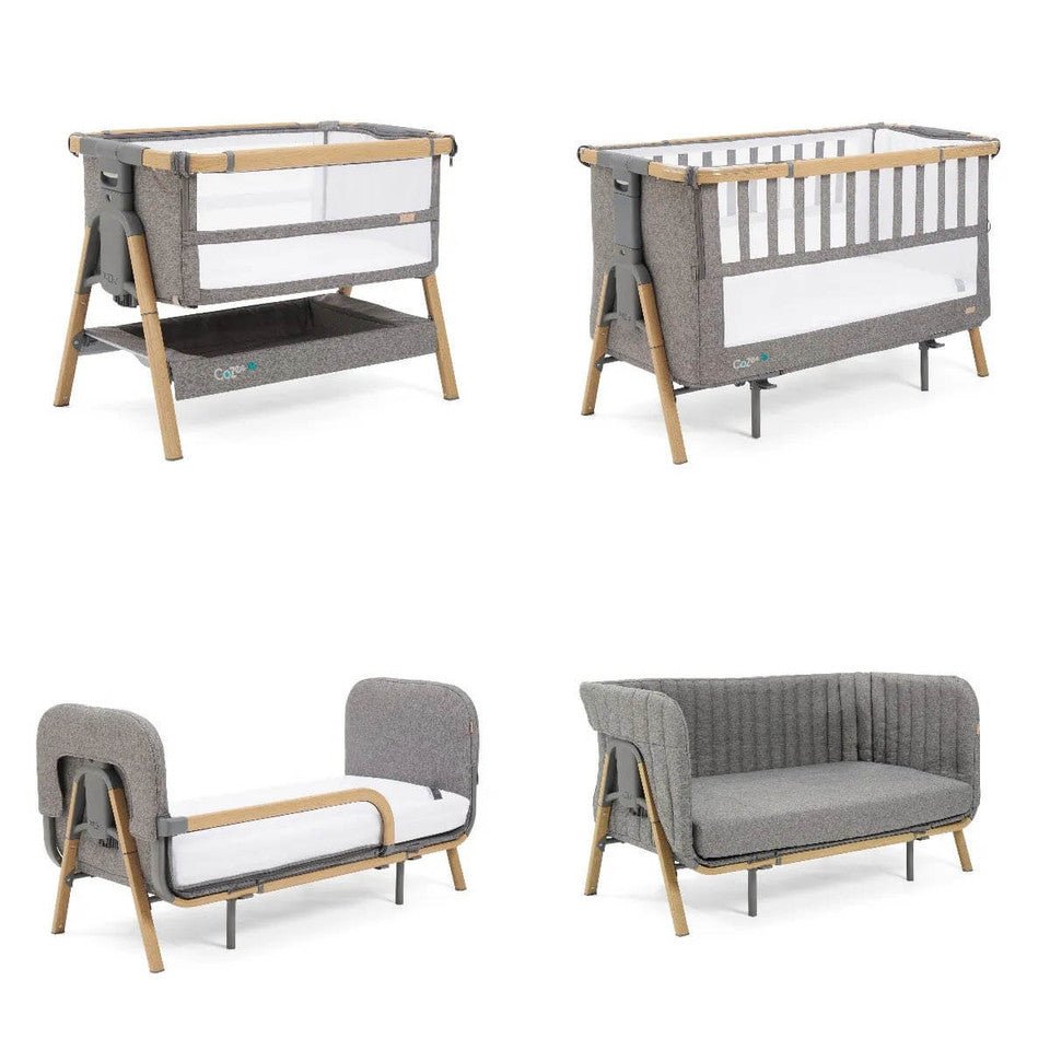 Tutti Bambini CoZee XL Complete Birth to 4+ Years Package - Oak / Charcoal - For Your Little One