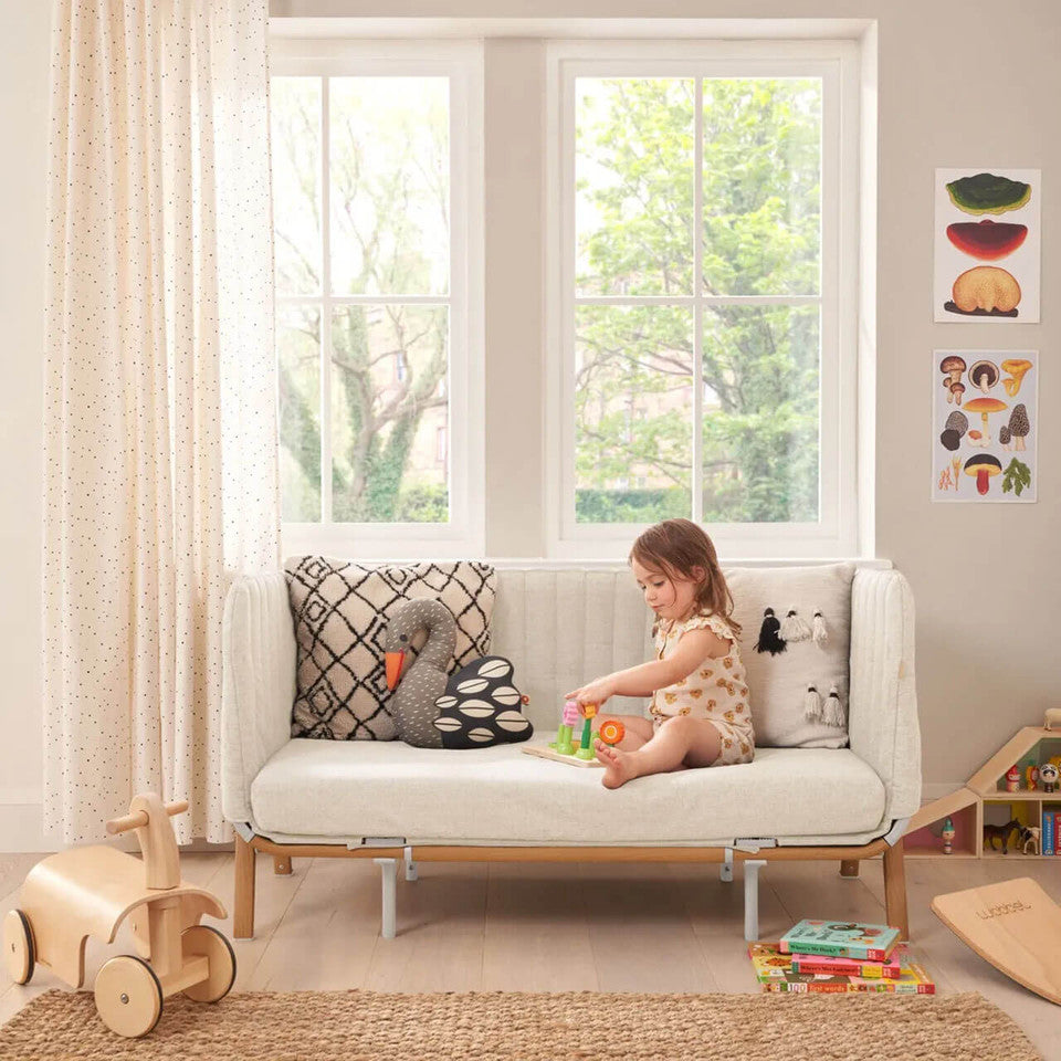 Tutti Bambini Cozee XL Junior Bed & Sofa Expansion Pack - Scandinavian Walnut/Ecru -  | For Your Little One