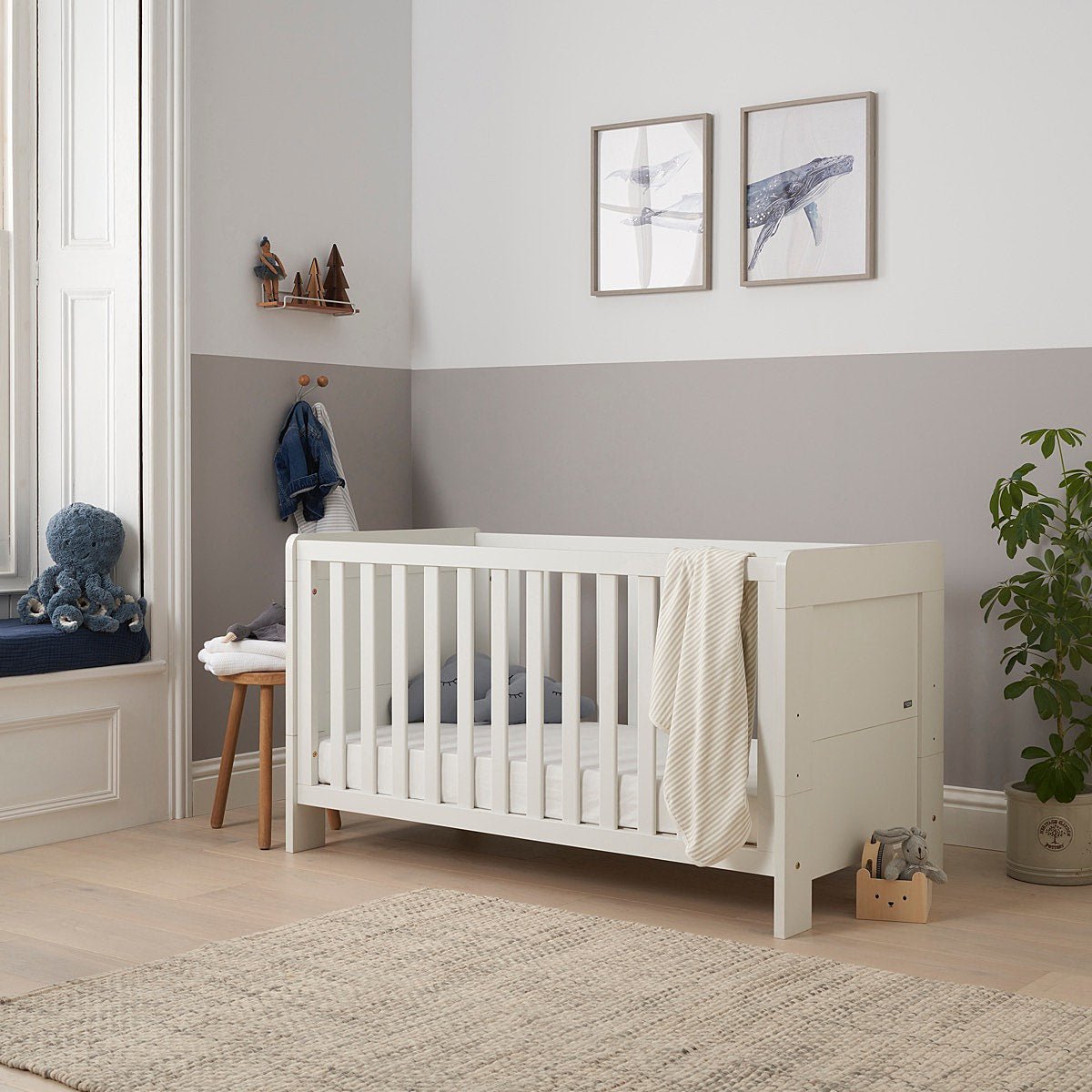 Tutti Bambini Essentials Alba Cot Bed - White - For Your Little One