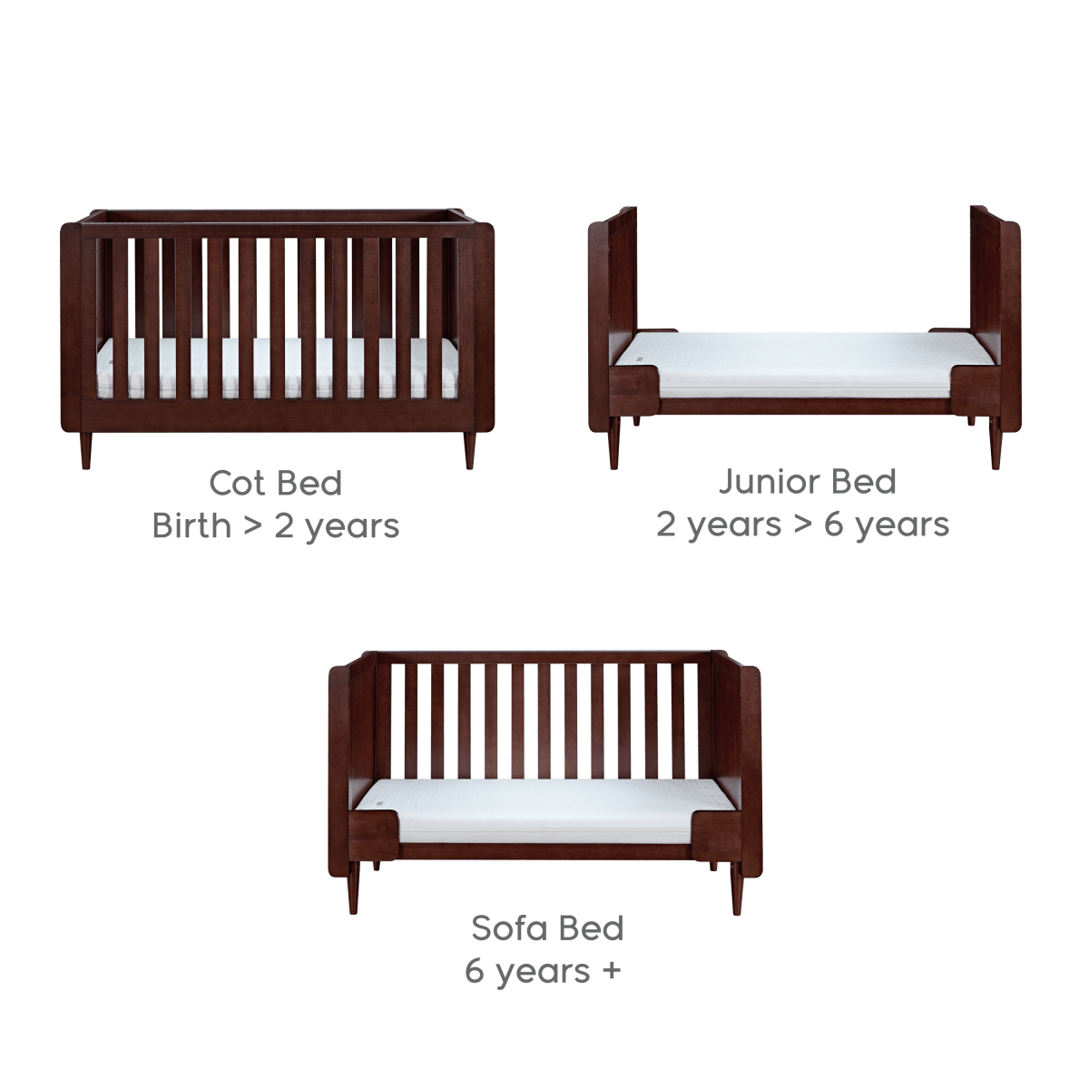 Tutti Bambini Japandi 2pc Room Set - Warm Walnut - For Your Little One