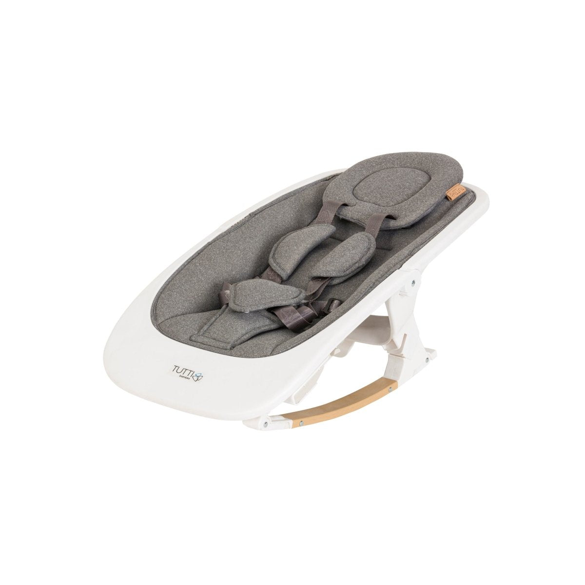 Tutti Bambini Nova Evolutionary Rocker - White/Oak - For Your Little One