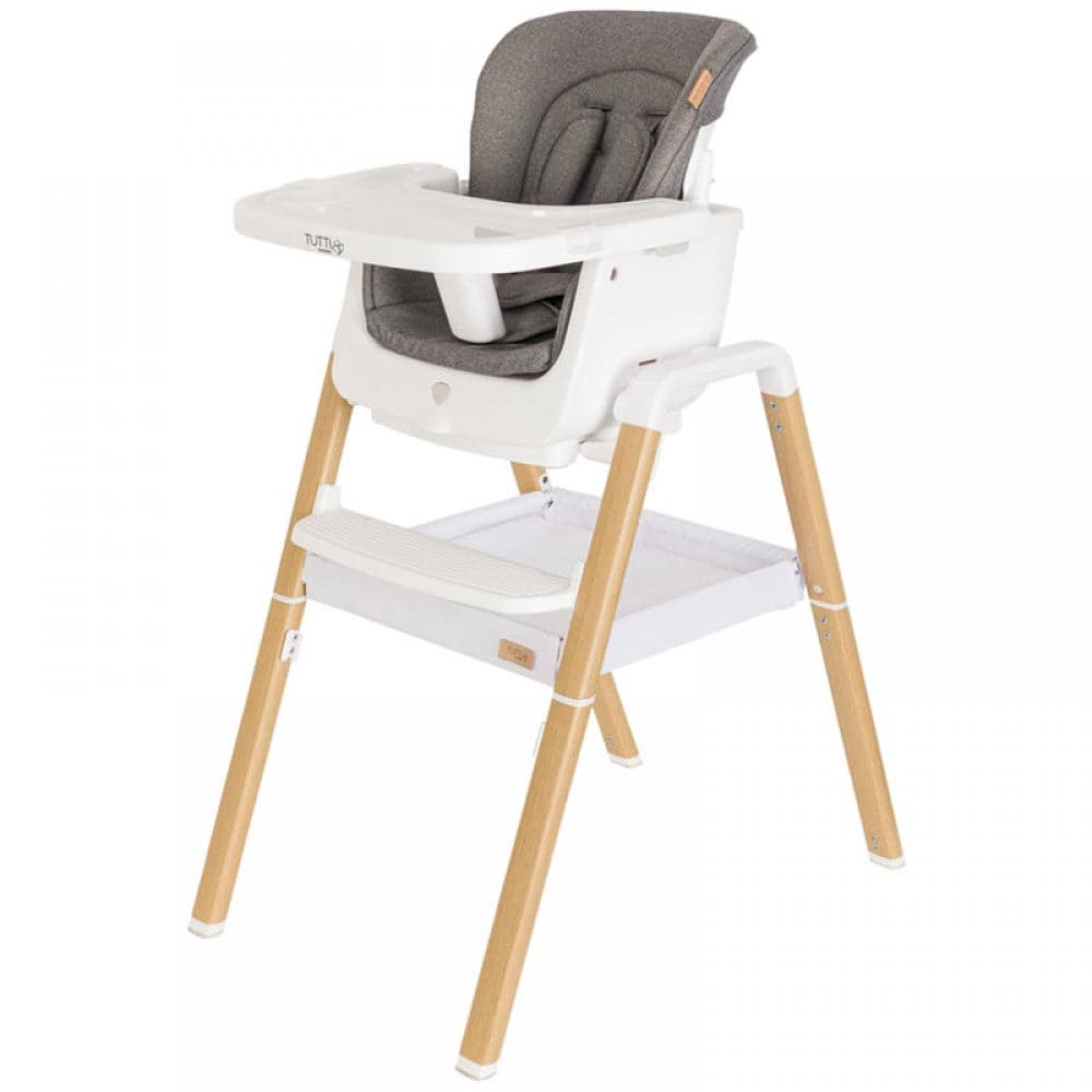 Tutti Bambini Nova Evolutionary Highchair - White/Oak - For Your Little One