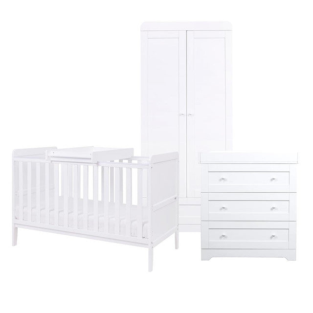 Tutti Bambini Rio 3 Piece Room Set - White - For Your Little One