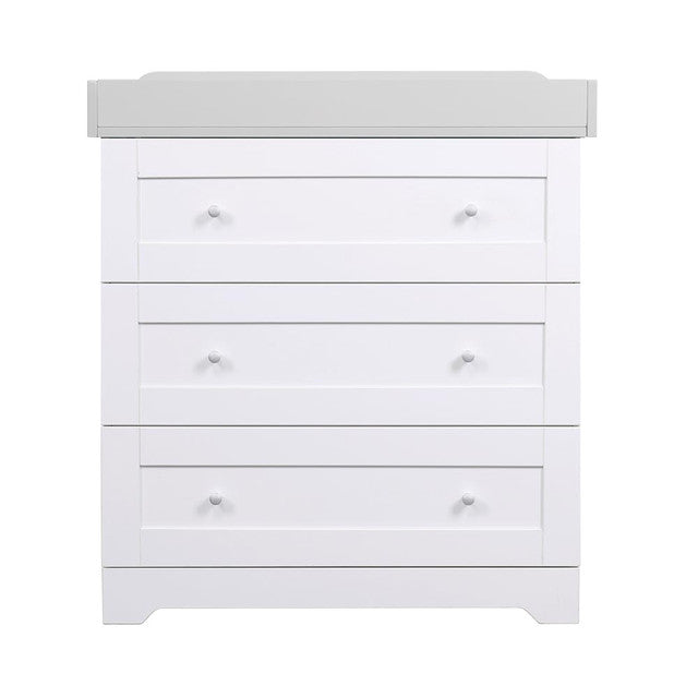 Tutti Bambini Rio Chest Changer - White/Dove Grey   