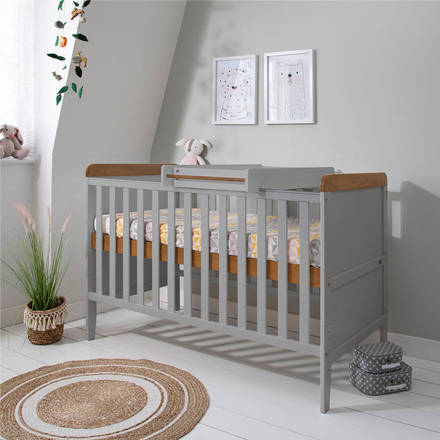 Tutti Bambini Rio 3 Piece Room Set - Dove Grey / Oak   