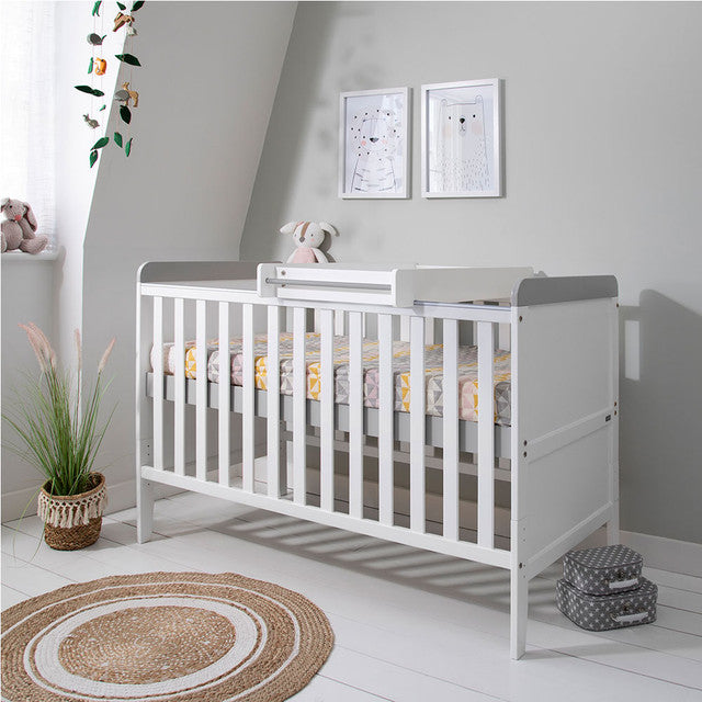 Tutti Bambini Rio 3 Piece Room Set - White / Dove Grey   