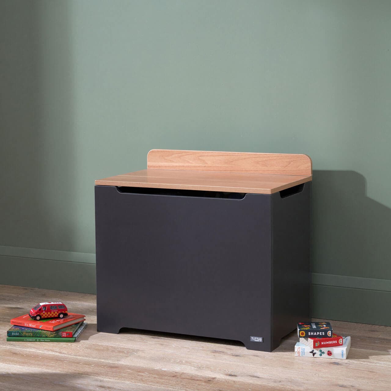 Tutti Bambini Rio Toy Box - Slate Grey/Oak -  | For Your Little One