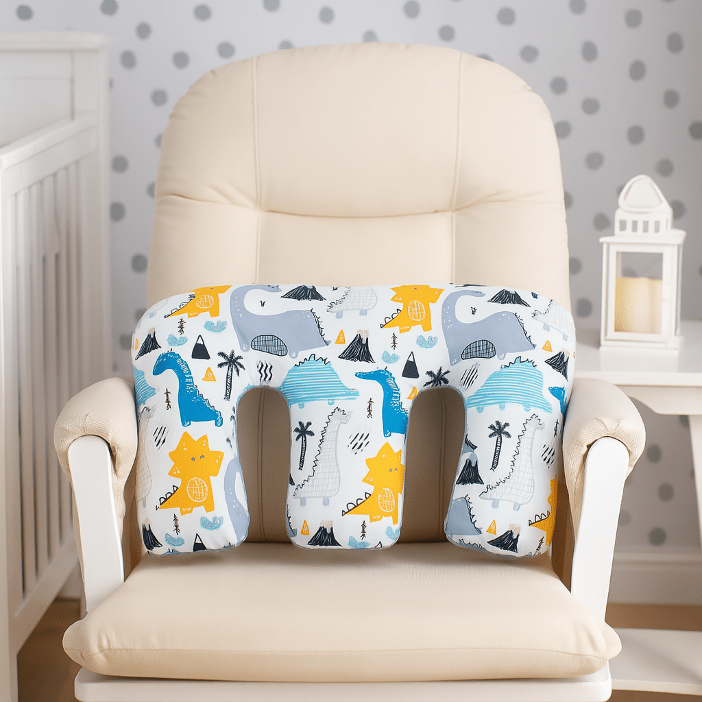 Twin Pregnancy Nursing Pillow - Dino - For Your Little One