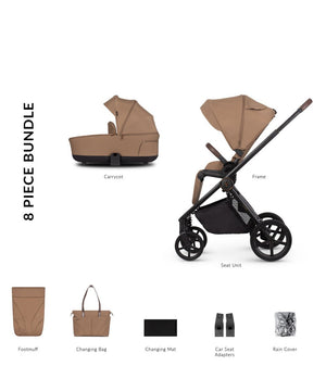 Venicci Claro 2 In 1 Pram - Caramel - For Your Little One