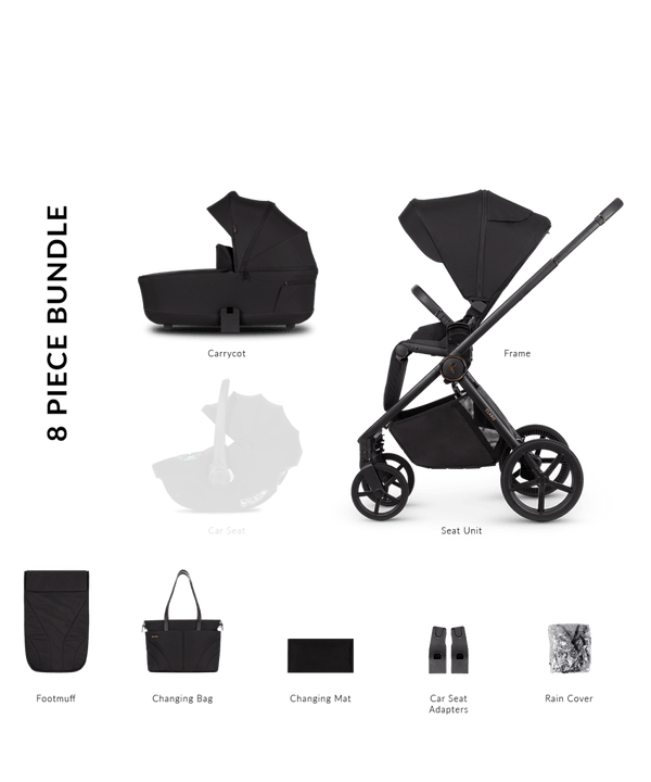 Venicci Claro 2 In 1 Pram - Noir - For Your Little One