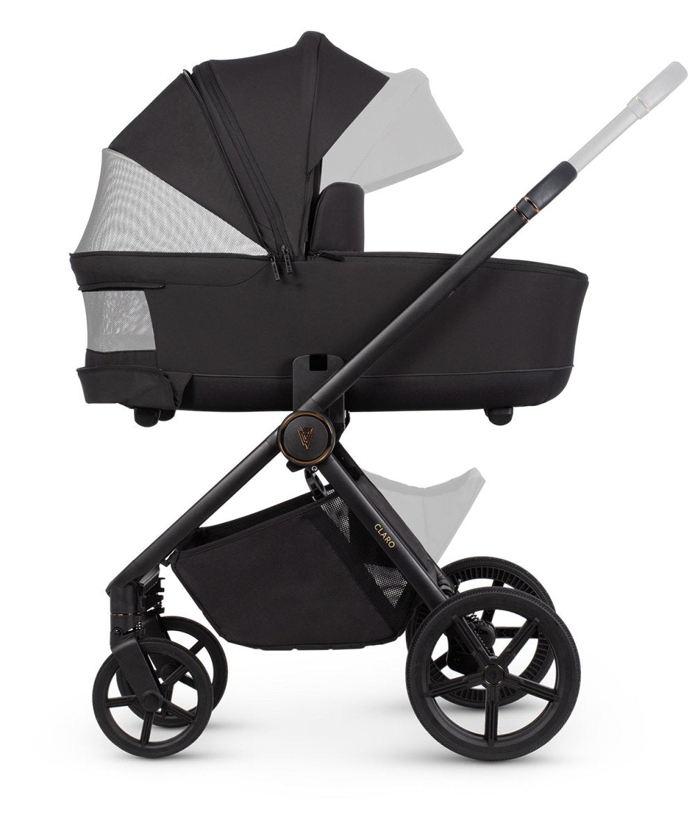 Venicci Claro 3 In 1 Travel System + Base - Noir - For Your Little One