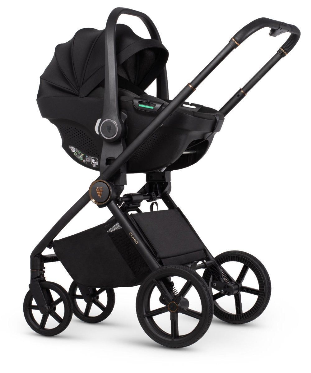 Venicci Claro 3 In 1 Travel System + Base - Noir - For Your Little One