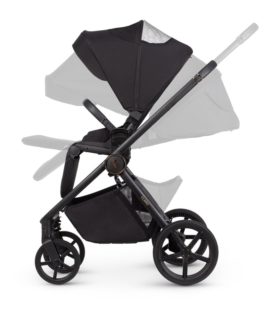 Venicci Claro 3 In 1 Travel System + Base - Noir - For Your Little One