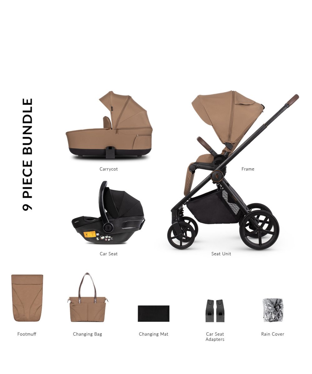 Venicci Claro 3 In 1 Travel System - Caramel - For Your Little One