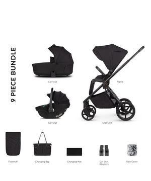 Venicci Claro 3 In 1 Travel System - Noir - For Your Little One