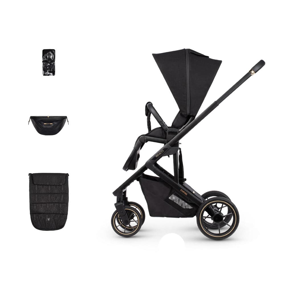 Venicci Empire Pushchair + Accessory Pack - Ultra Black - For Your Little One