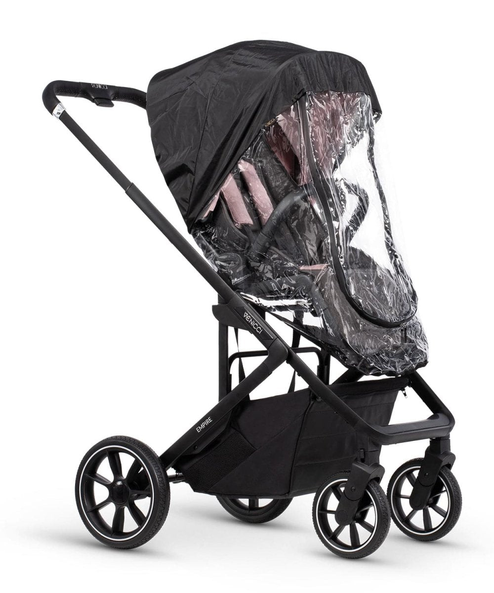 Venicci Empire Travel System 3in1 Plus Base Pushchair Bundle - Silk Pink - For Your Little One