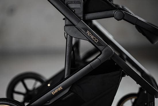 Venicci Empire Travel System 3in1 Plus Base Pushchair Bundle - Ultra Black - For Your Little One