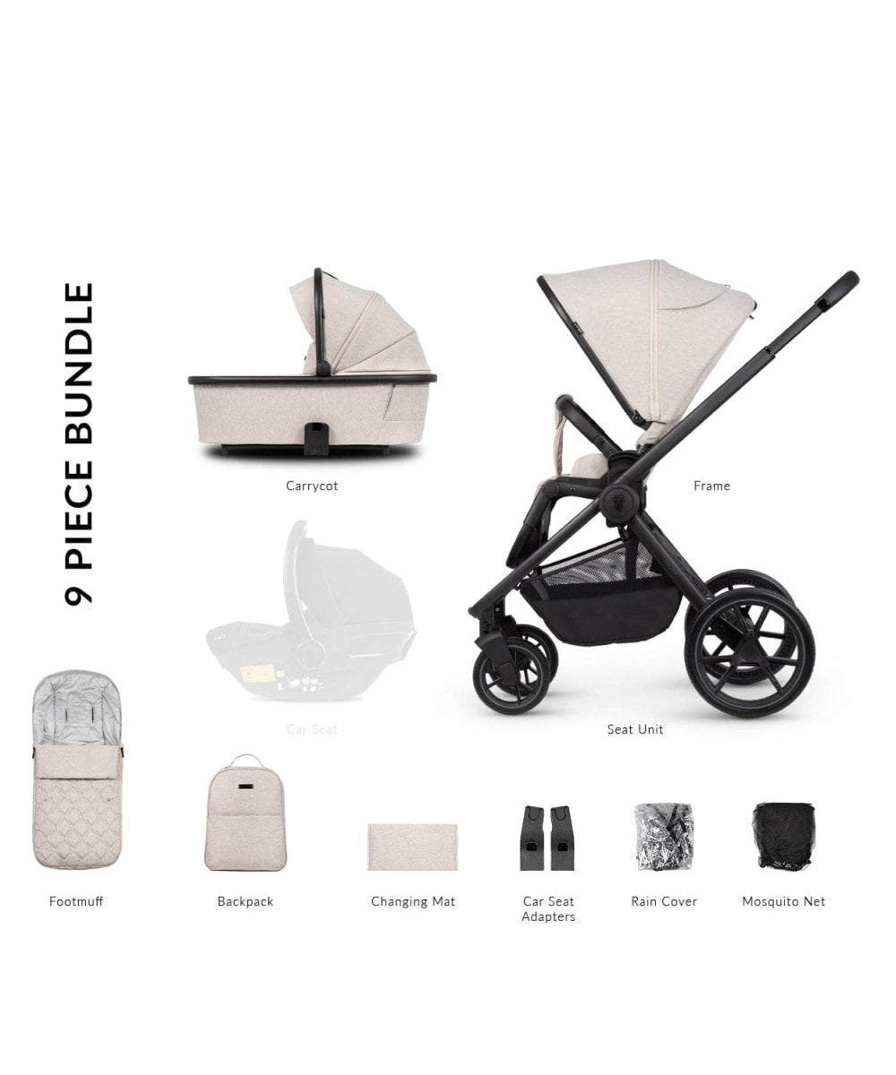 Venicci Tinum Edge 2 In 1 Pram Pushchair - Dust - For Your Little One