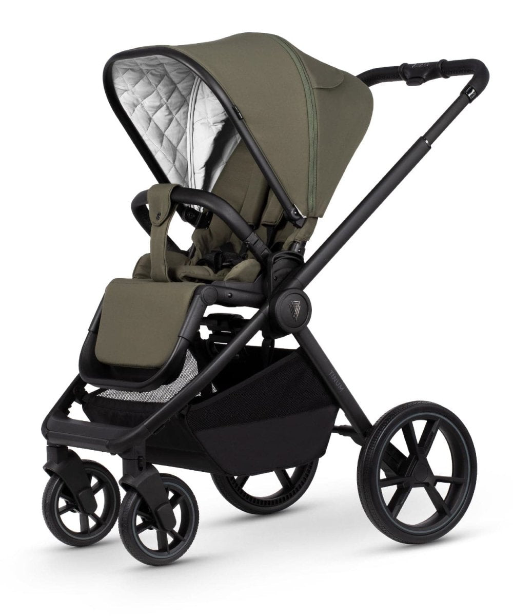 Venicci Tinum Edge 3 In 1 + Base Bundle Travel System - Moss - For Your Little One