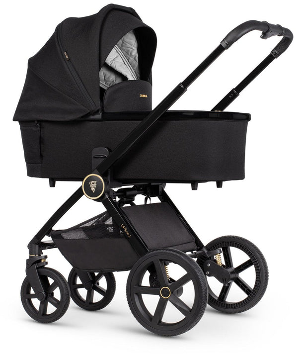 Venicci Upline 2 - 2 In 1 Pram Pushchair - All Black - For Your Little One