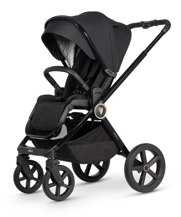Venicci Upline 2 - 2 In 1 Pram Pushchair - All Black - For Your Little One