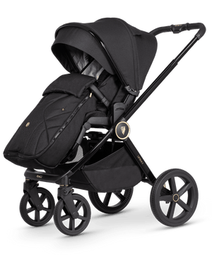 Venicci Upline 2 - 2 In 1 Pram Pushchair - All Black - For Your Little One