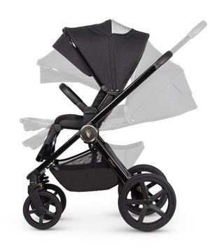 Venicci Upline 2 - 3 In 1 Travel System - All Black - For Your Little One