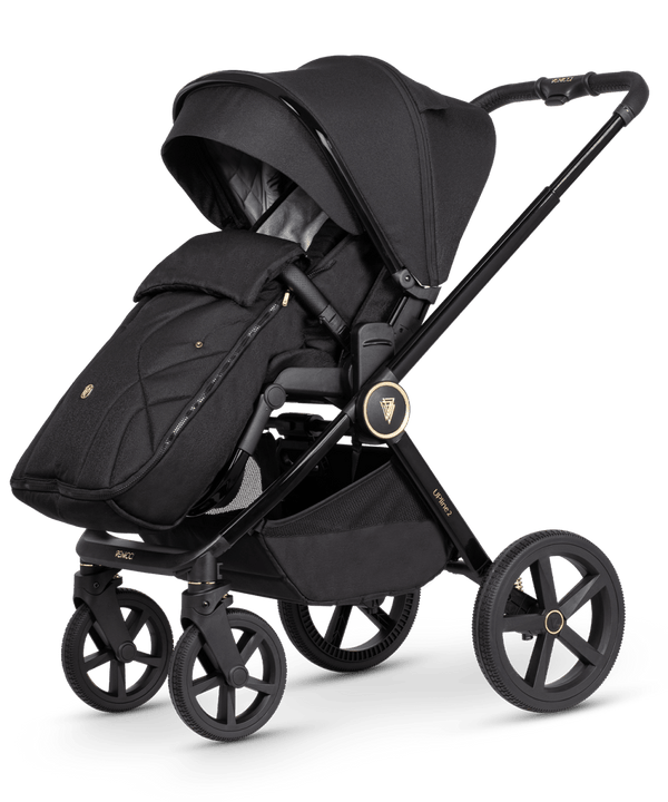 Venicci Upline 2 - 3 In 1 Travel System - All Black - For Your Little One