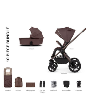 Venicci Upline 2 SE 2 In 1 Pram Pushchair - Burgundy - For Your Little One