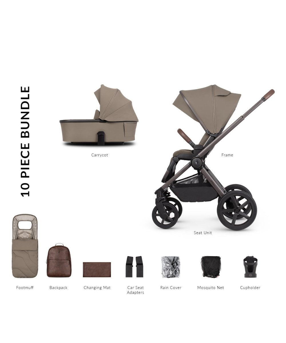 Venicci Upline 2 SE 2 In 1 Pram Pushchair - Powder - For Your Little One