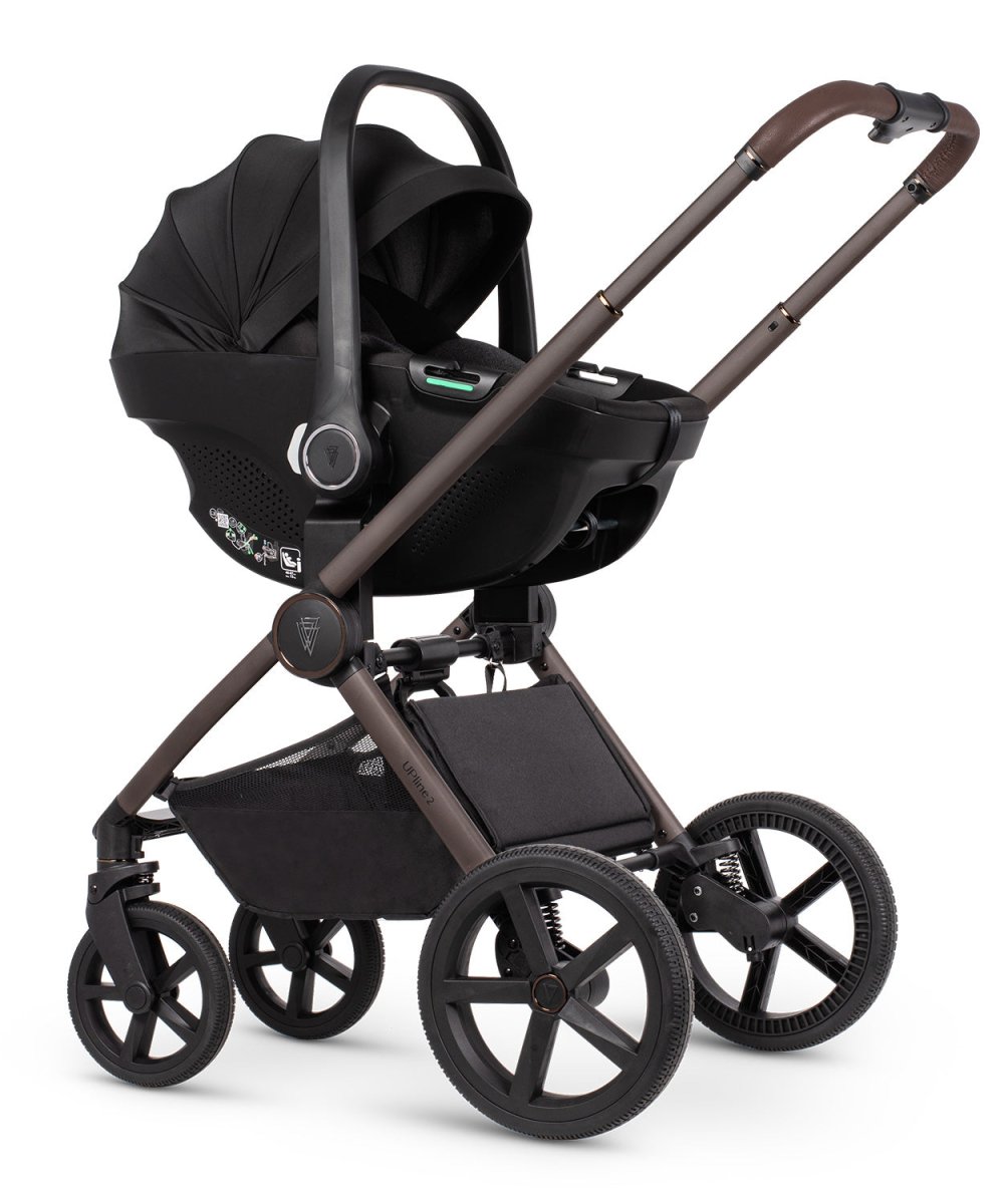 Venicci Upline 2 SE - 3 In 1 Travel System And Base - Burgundy - For Your Little One