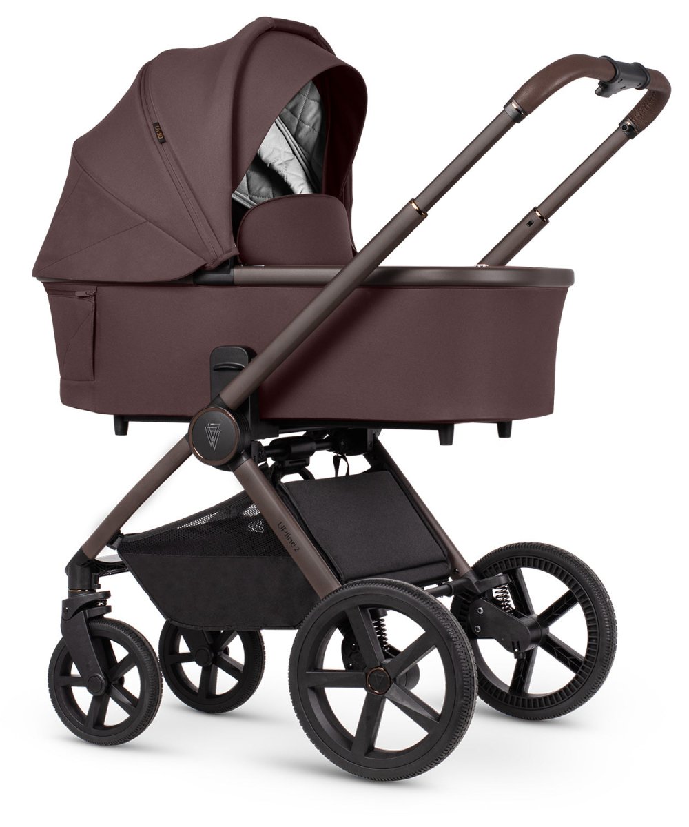 Venicci Upline 2 SE - 3 In 1 Travel System And Base - Burgundy - For Your Little One