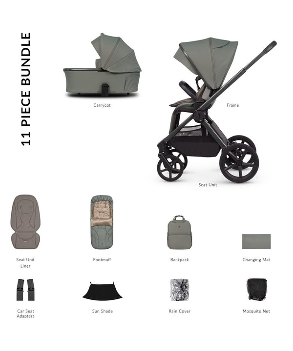 Venicci Upline 3, 2in1 Pushchair - Aloe - For Your Little One