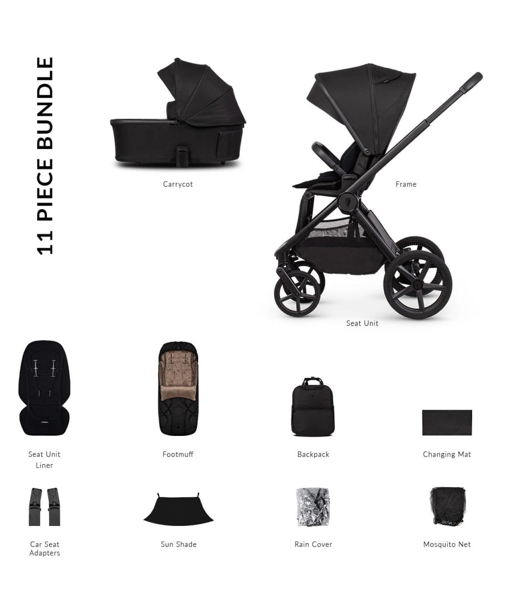 Venicci Upline 3, 2in1 Pushchair - Onyx - For Your Little One