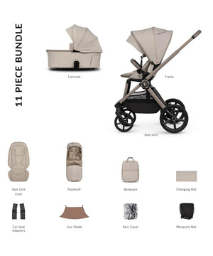 Venicci Upline 3, 2in1 Pushchair - Pebble - For Your Little One