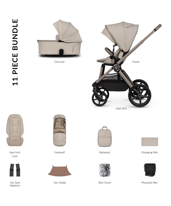Venicci Upline 3, 2in1 Pushchair - Pebble - For Your Little One
