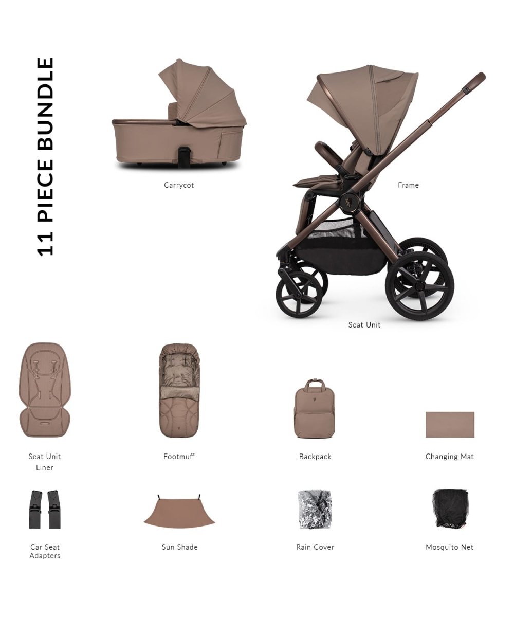 Venicci Upline 3, 2in1 Pushchair - Sand - For Your Little One