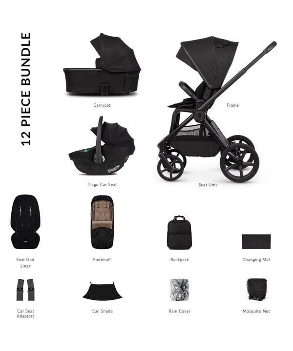Venicci Upline 3, 3 in 1 Travel System - Onyx - For Your Little One