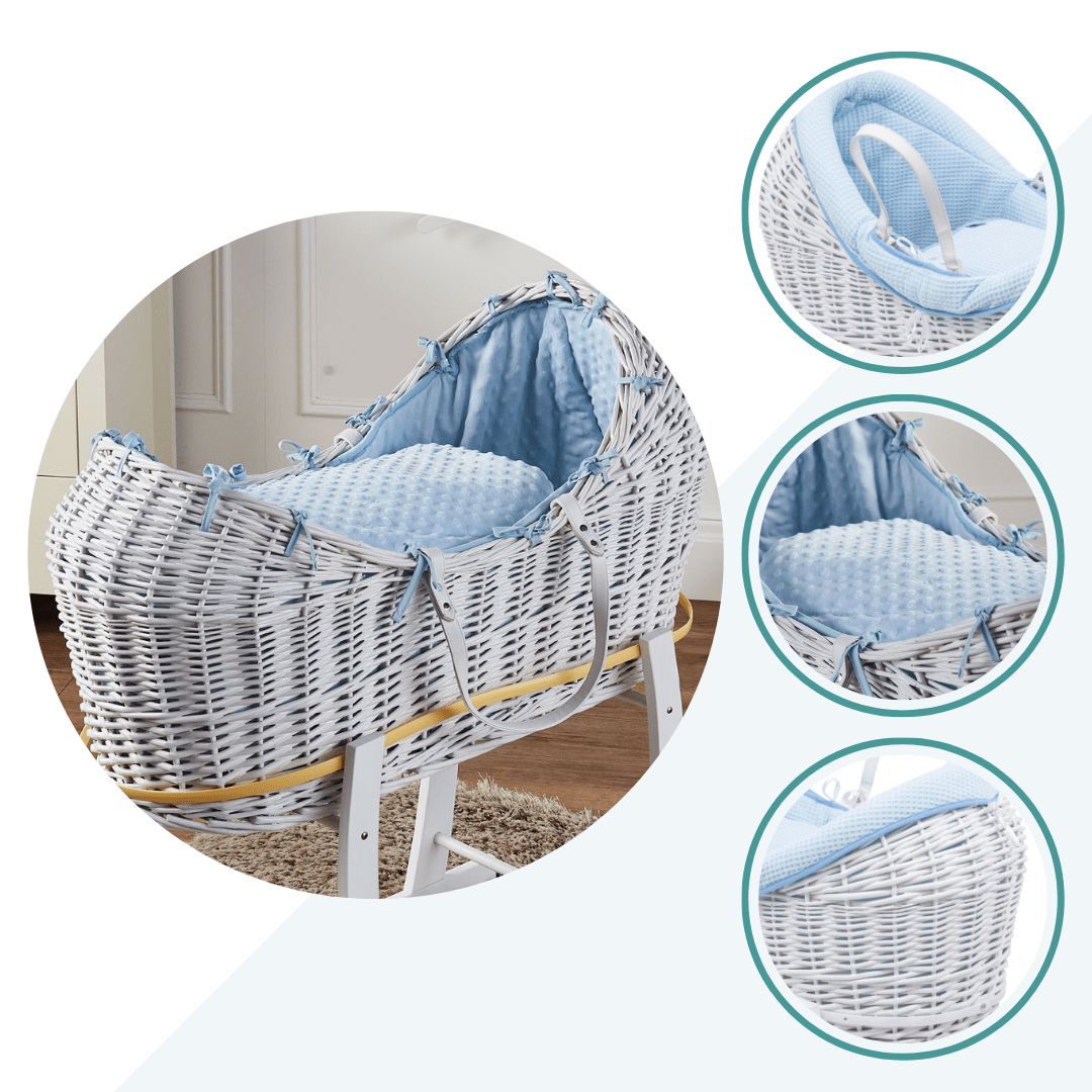Wicker Pod Baby Deluxe Moses Basket - For Your Little One