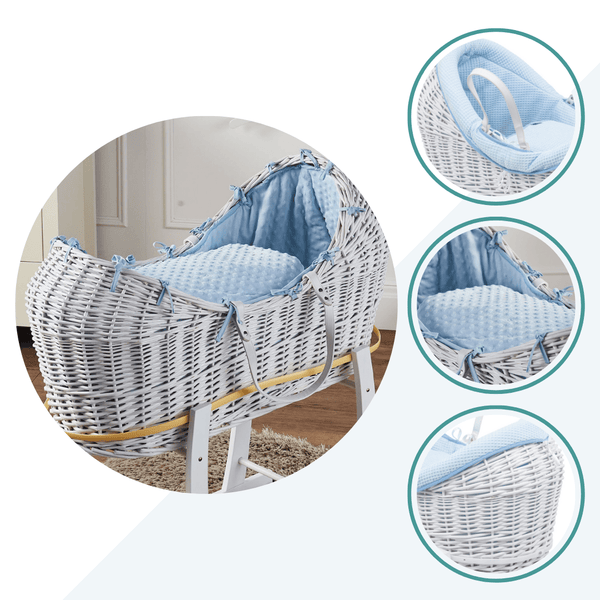 Wicker Pod Baby Deluxe Moses Basket - For Your Little One