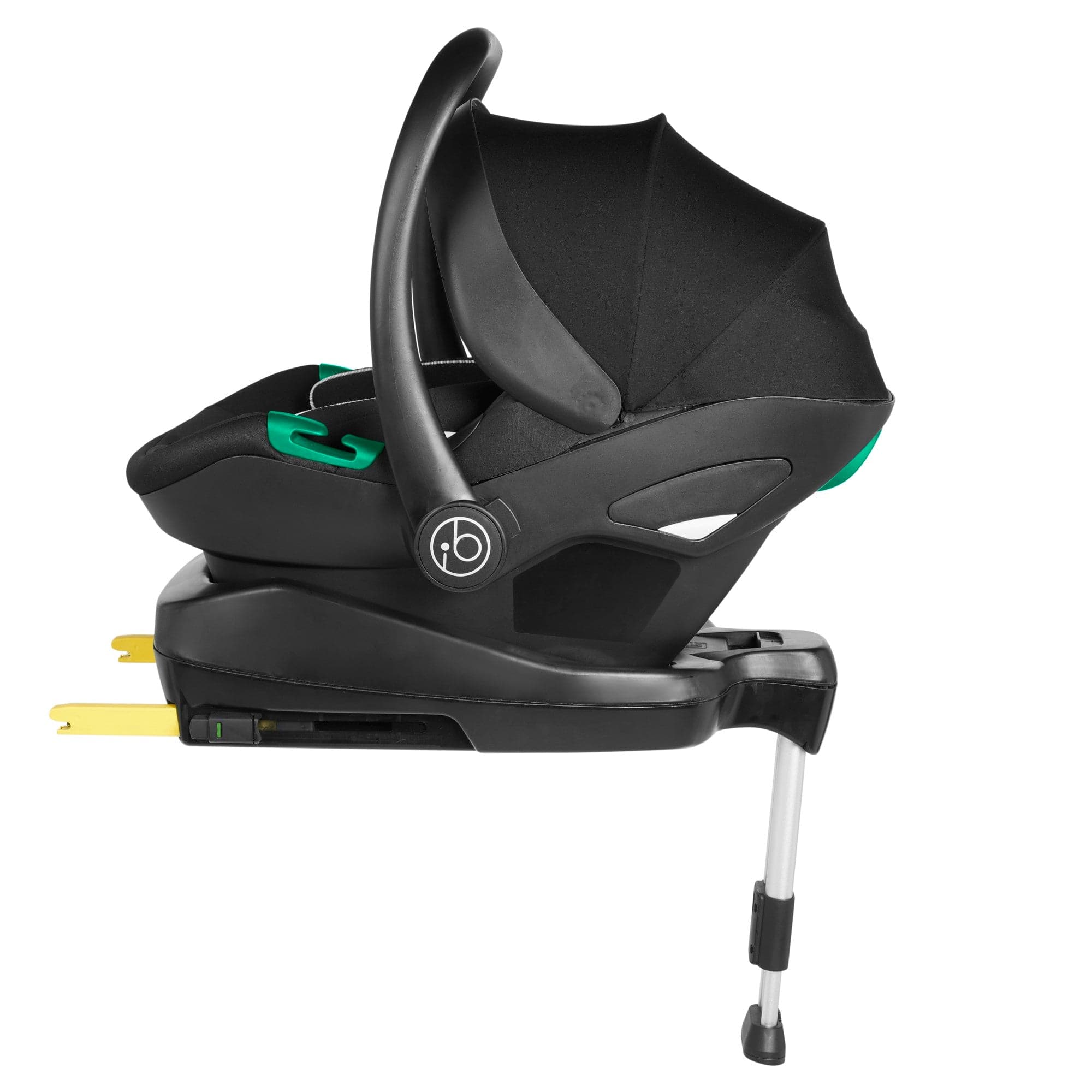 Ickle Bubba Cosmo I-Size Travel System With Stratus Car Seat & Isofix Base - Black -  | For Your Little One