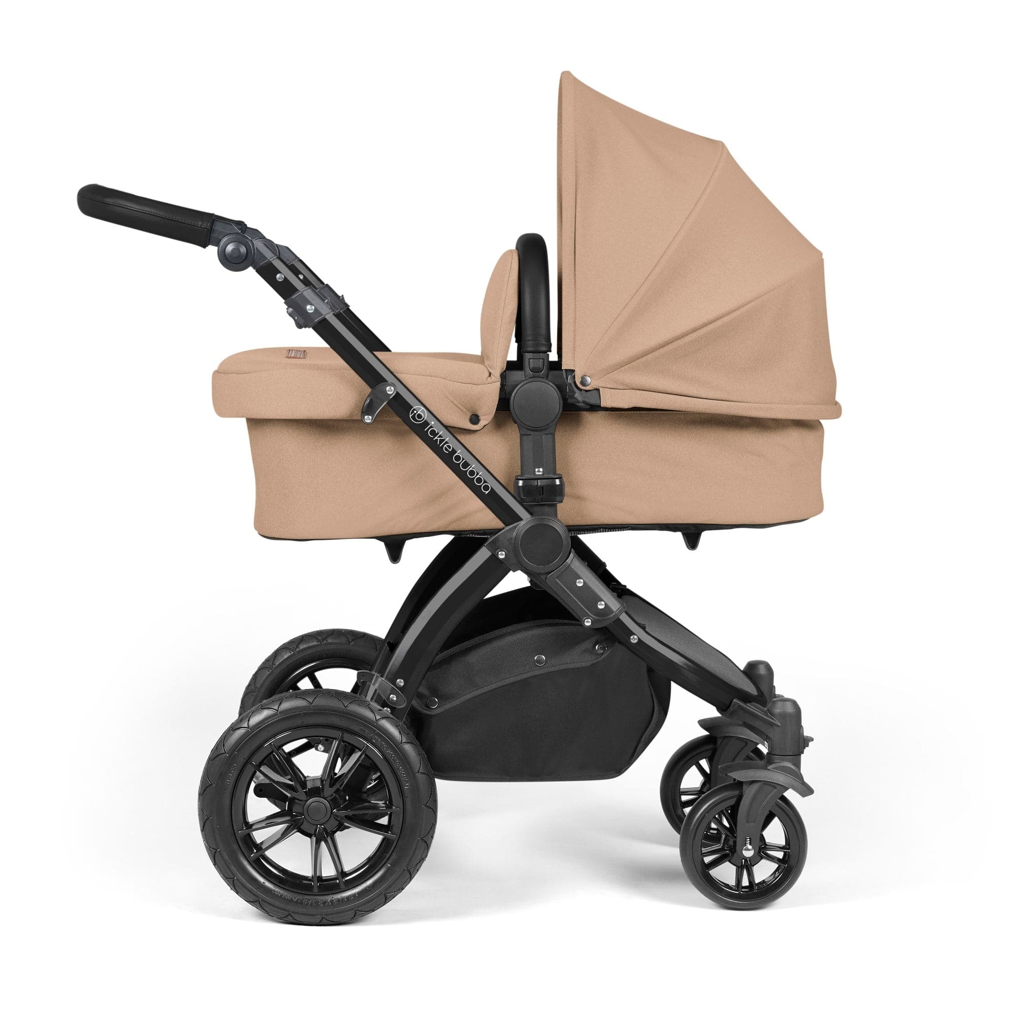 Ickle Bubba Stomp Luxe 2 in 1 Pushchair - Black / Desert / Black   