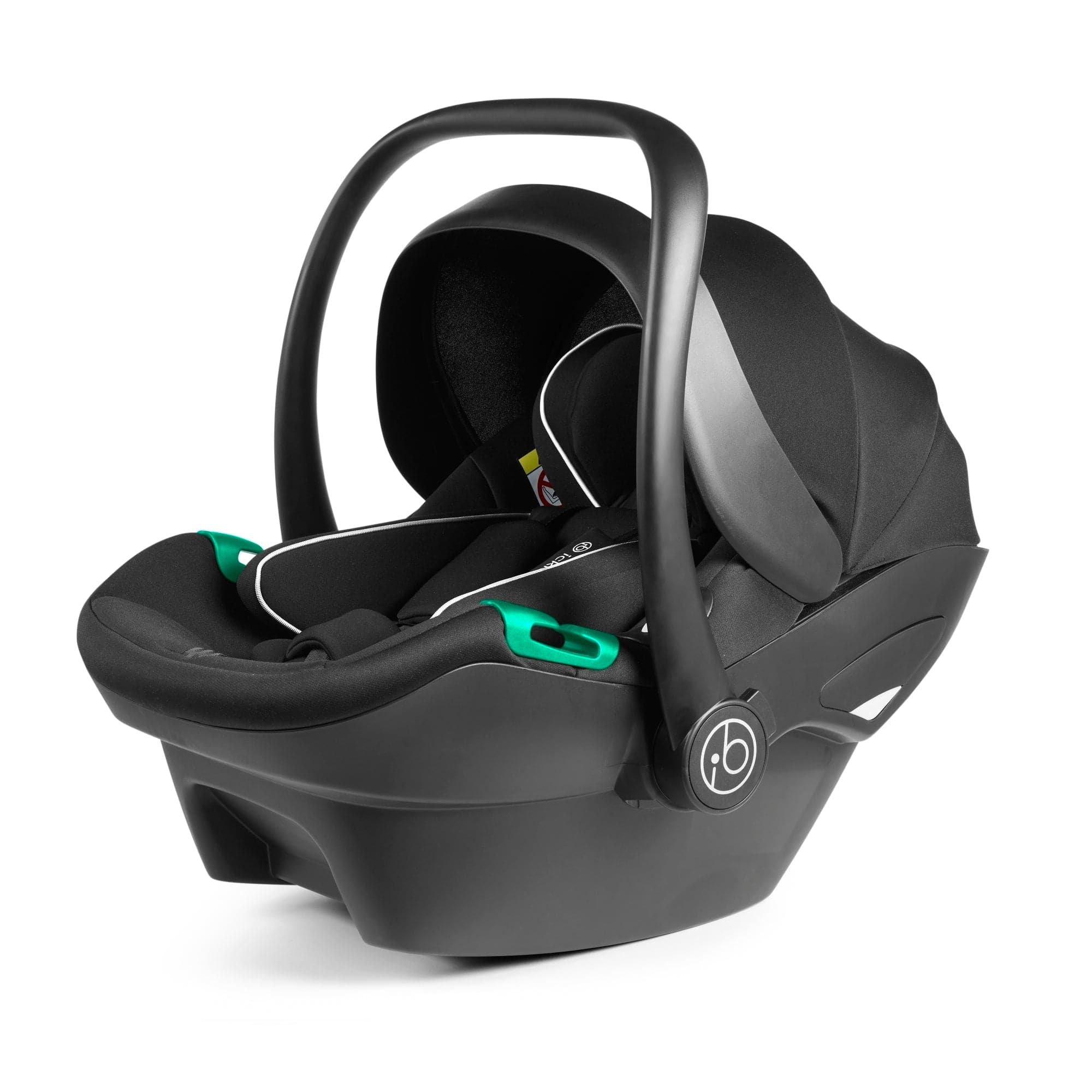 Ickle Bubba Stomp Luxe All-in-One I-Size Travel System With Isofix Base - Black / Midnight / Tan - For Your Little One