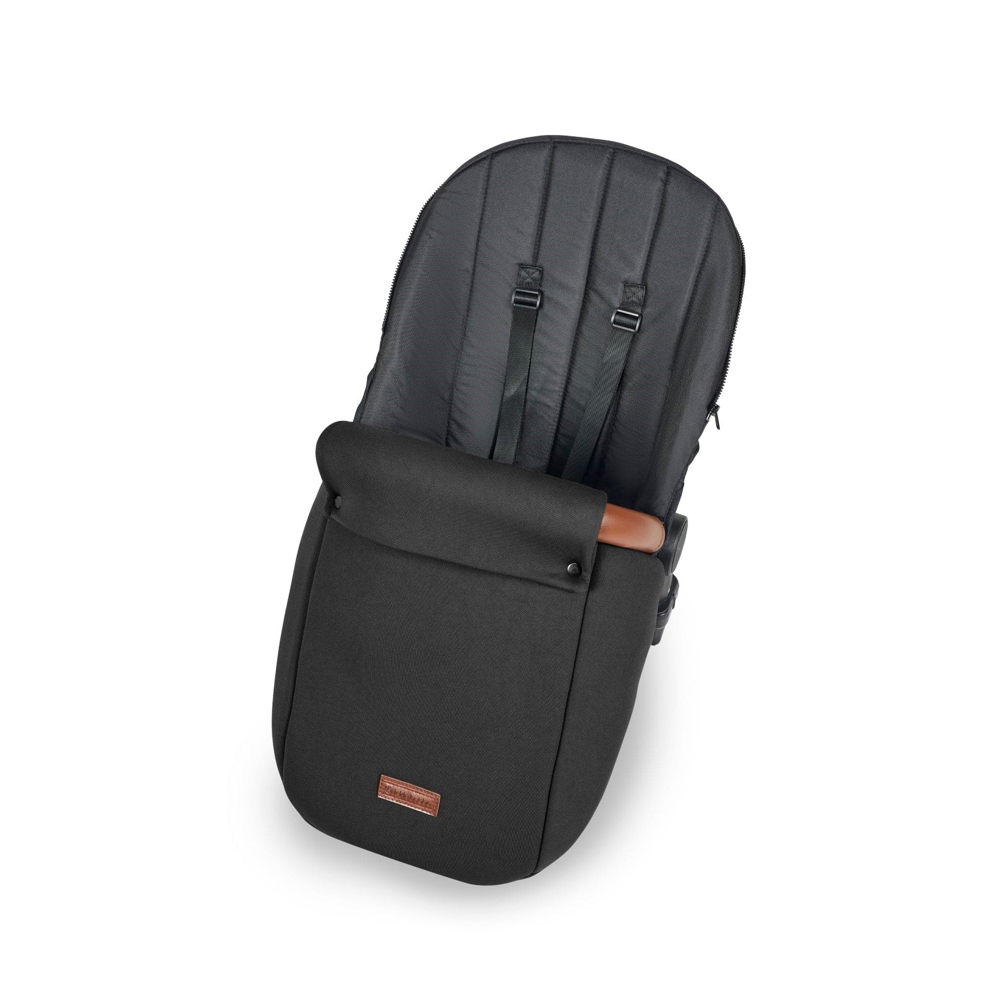 Ickle Bubba Stomp Luxe All-in-One I-Size Travel System With Isofix Base - Black / Midnight / Tan -  | For Your Little One