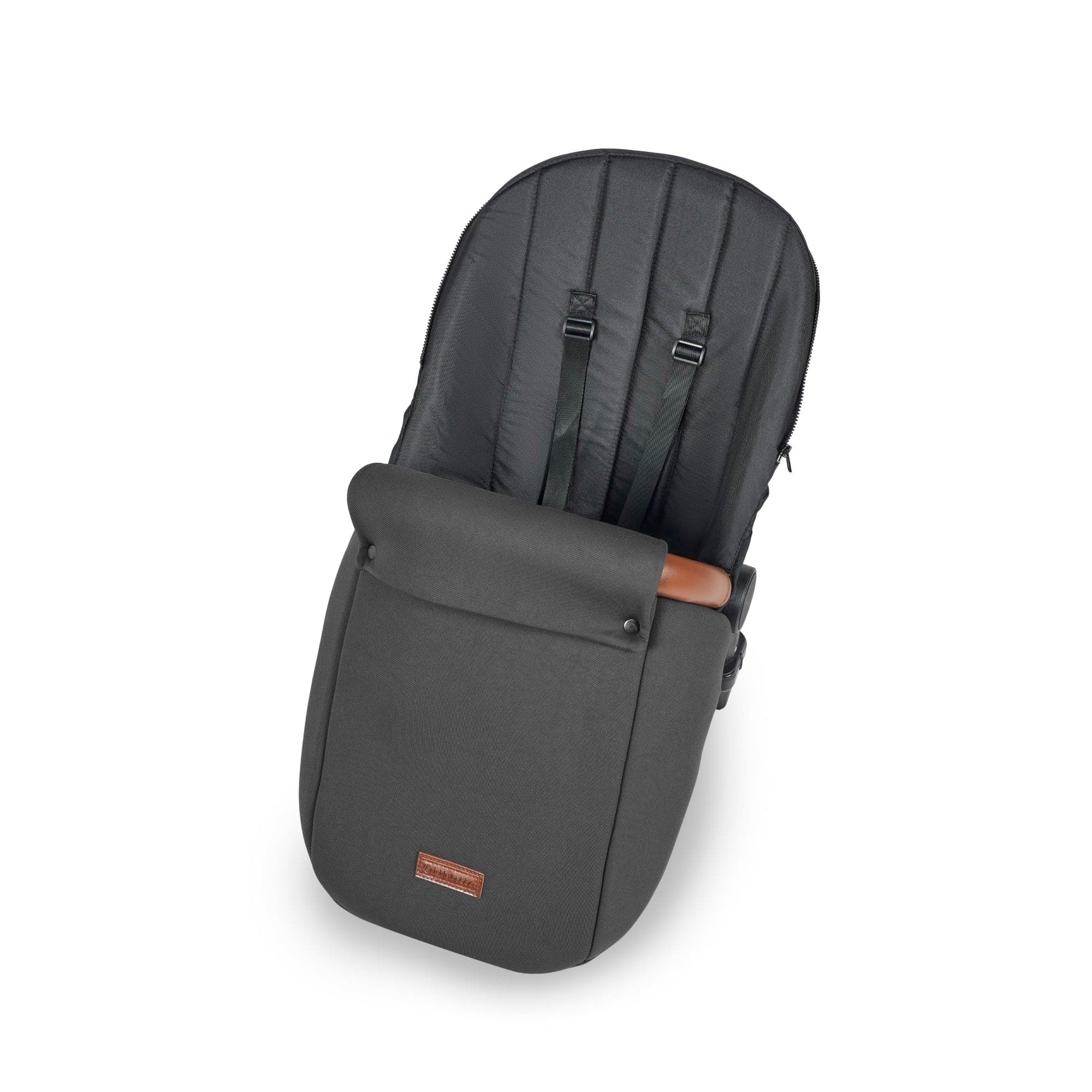 Ickle Bubba Stomp Luxe All-in-One I-Size Travel System With Isofix Base - Black / Charcoal Grey / Tan -  | For Your Little One
