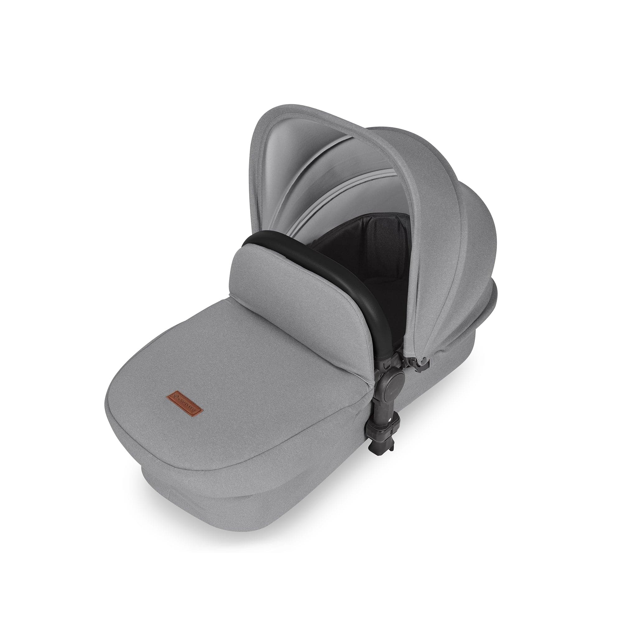 Ickle Bubba Stomp Luxe All-In-One I-Size Travel System With Isofix Base- Black / Pearl Grey / Black -  | For Your Little One