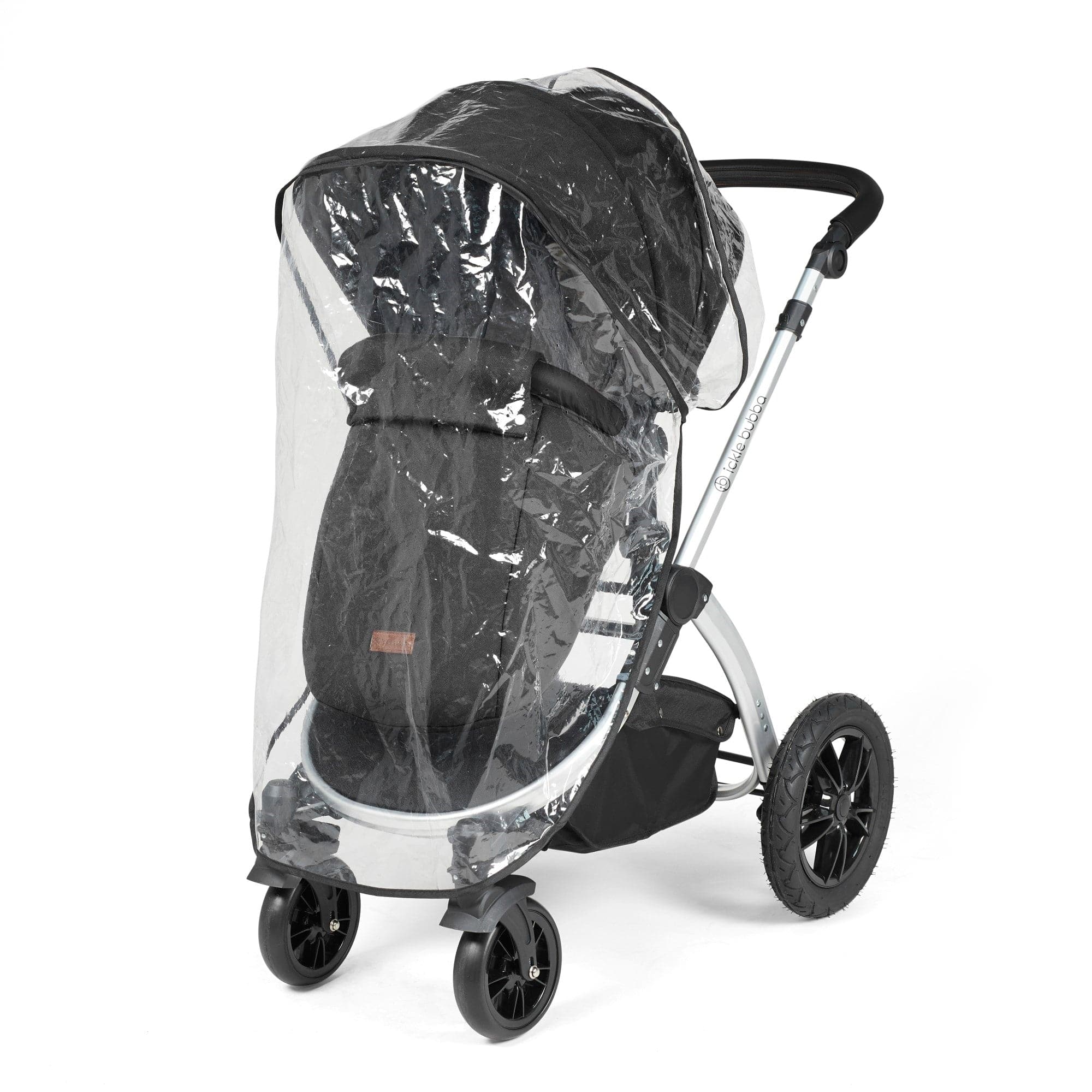 Ickle Bubba Stomp Luxe All-In-One I-Size Travel System - Silver / Midnight / Black -  | For Your Little One